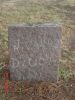 Joseph Sands gravemarker