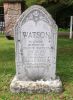 John & Louisa Watson tombstone