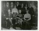 The Barnes family - L to R back - Eric, Fred, George, Leslie, Ellen Edward Front - Joseph, Hazel, Henrietta, Laura