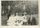 Picnic - one of the Savanac boys, Ross Anderson, Wes Short, Mrs Magee, Mrs. Saul, Mary Dack,, Florence Short, Gena Blakely, Gerald Finlay and unidentified gentleman