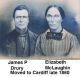 James Drury and his wife Elizabeth McLauchlin